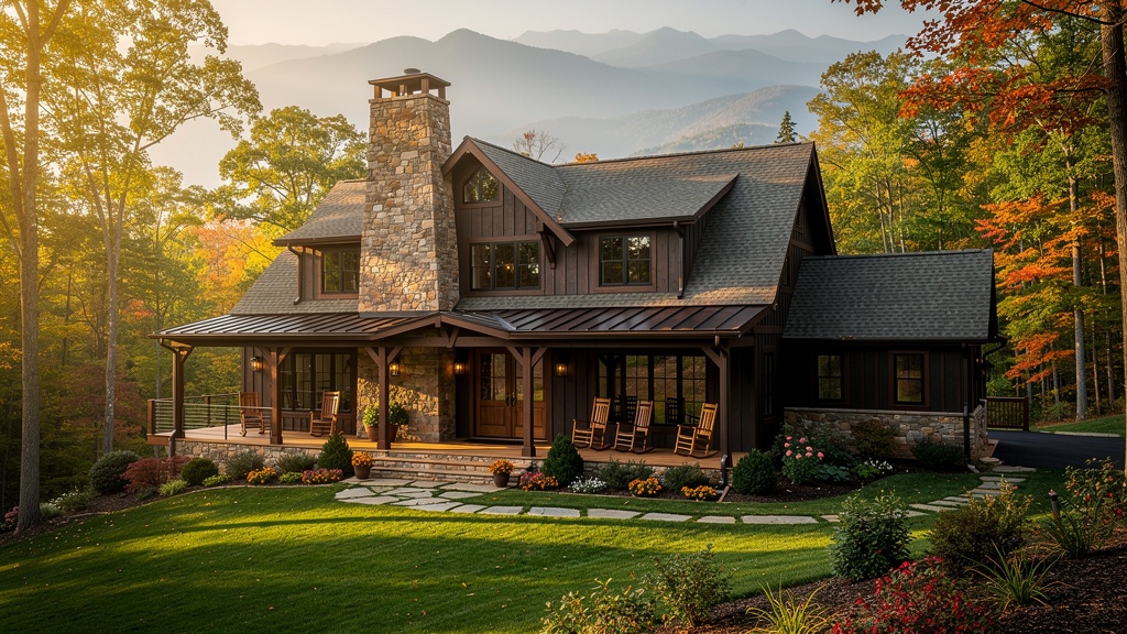 Luxury Western North Carolina craftsman mountain home