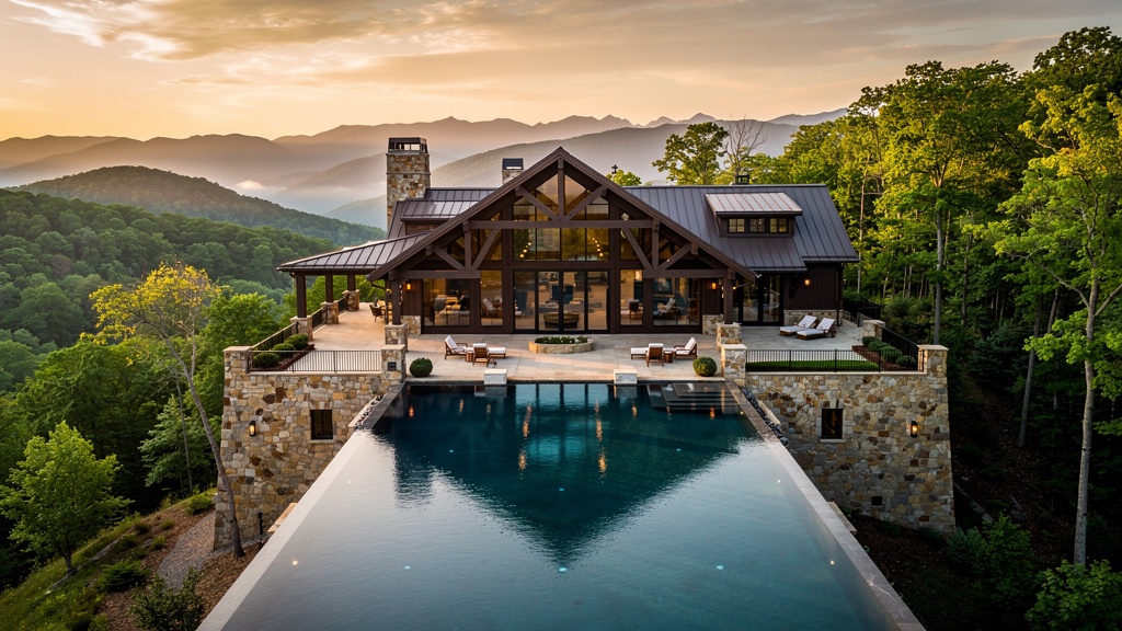 Luxury Western North Carolina estate — Elite Exterior Maintenance Program